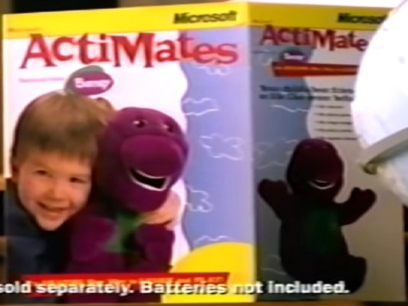 microsoft actimates barney puzzle