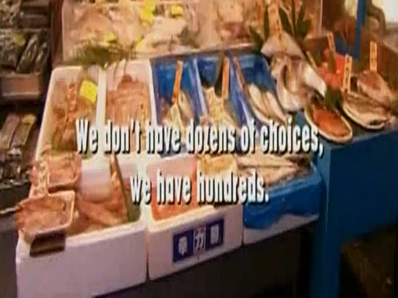 we dont have dozens of choices we have hundreds puzzle
