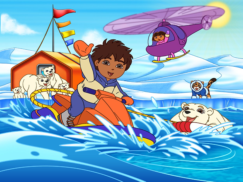 Diego Ride Jetski to Get to Polar Bear puzzle