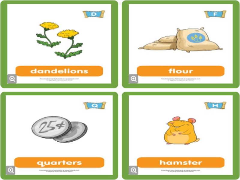 dandelions flour quarters hamster puzzle