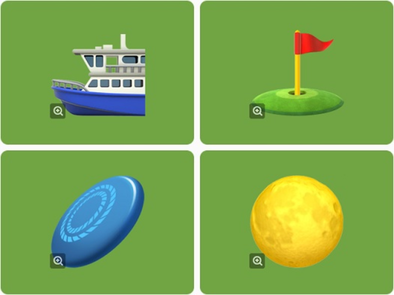 ferry flag in hole flying disc full moon puzzle