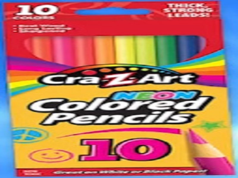 cra z art neon colored pencils puzzle