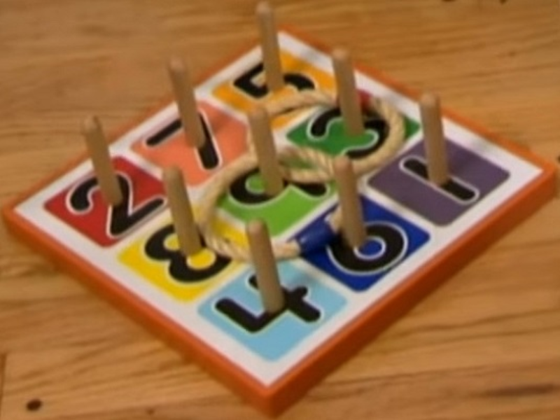 numbers ring toss puzzle