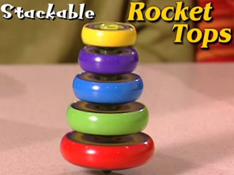 stackable rocket tops puzzle