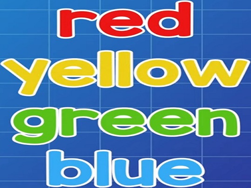 red yellow green blue puzzle