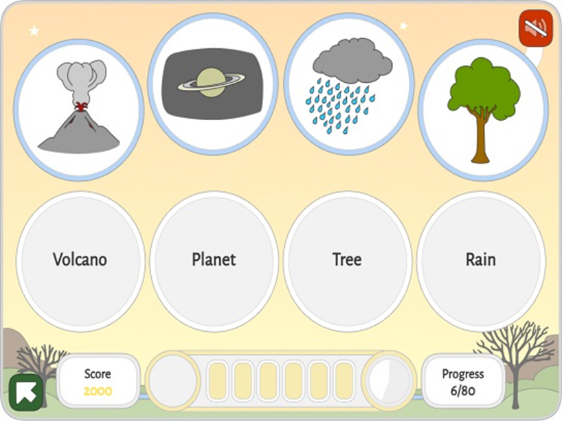 volcano planet tree rain puzzle