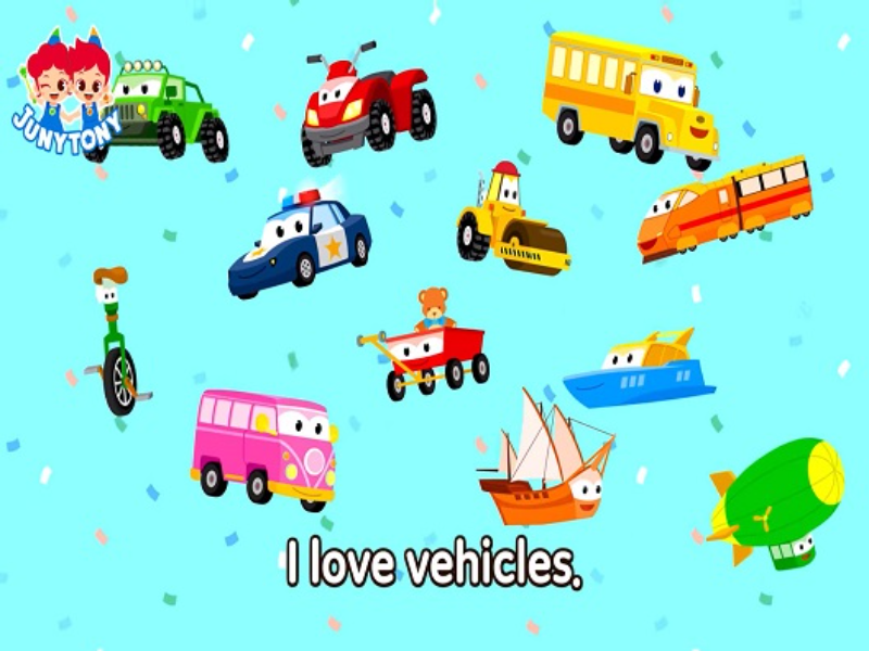 i love vehicles puzzle