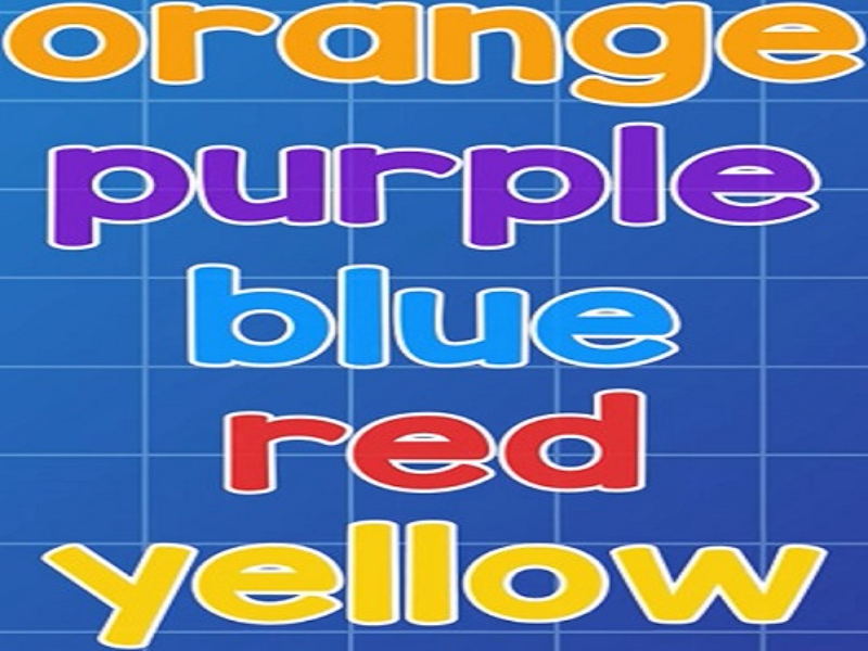 orange purple blue red yellow puzzle