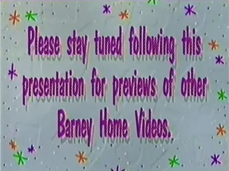 please stay tuned following presentation previews other barney home videos puzzle