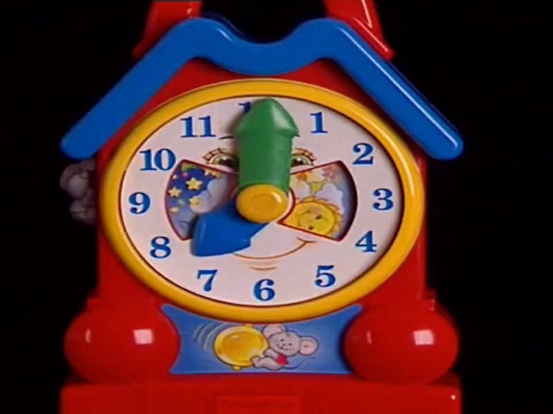 musical teaching clock puzzle