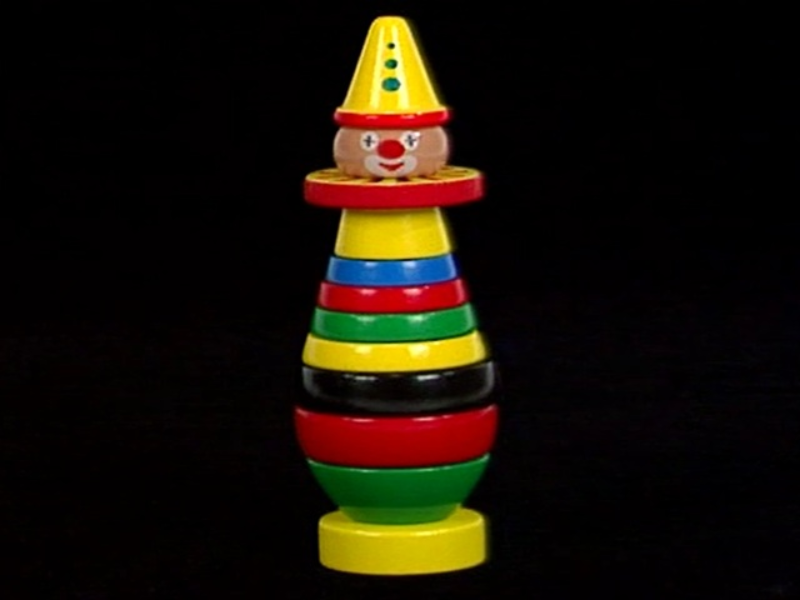 stacking clown puzzle