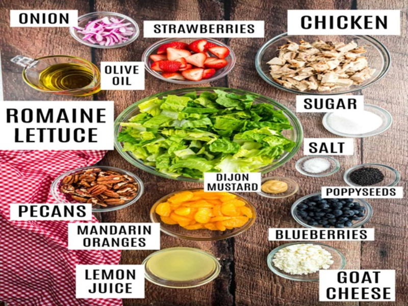 strawberry pecan salad ingredients puzzle