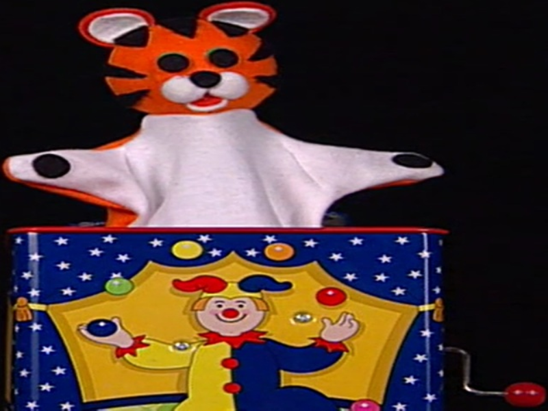 tiger cone puppet jester box puzzle