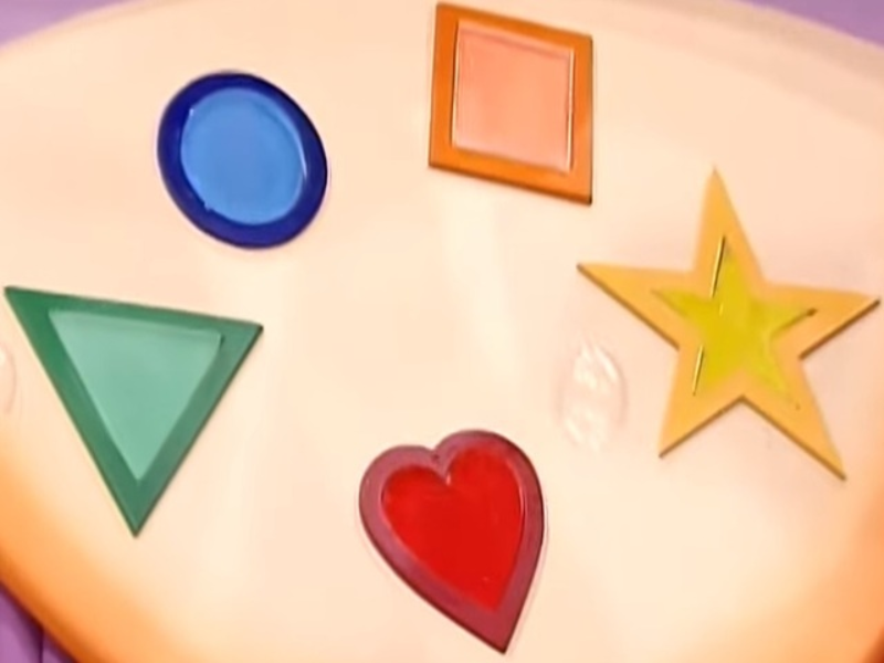 shapes push button puzzle